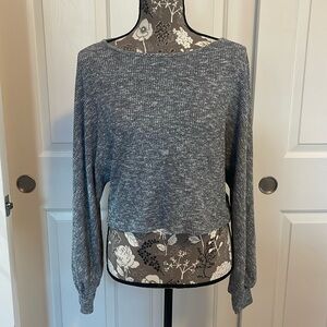 Simple Grey Sweater Top